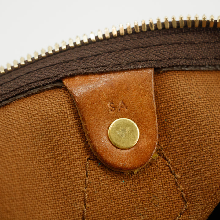 Louis Vuitton Monogram Canvas Brown Speedy 35 Handbag #3480