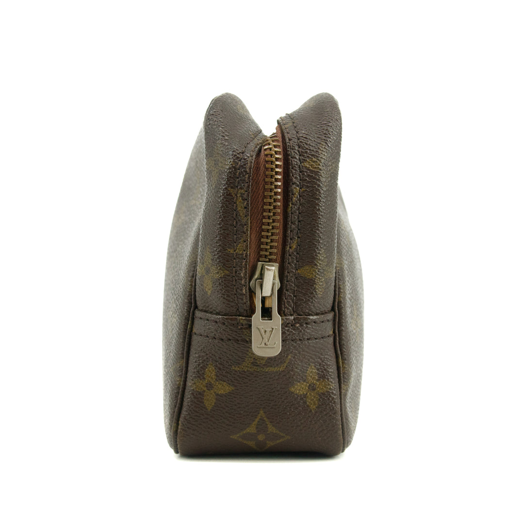 Louis Vuitton Monogram Canvas Trousse Toilette 23 Brown Pouch #3485