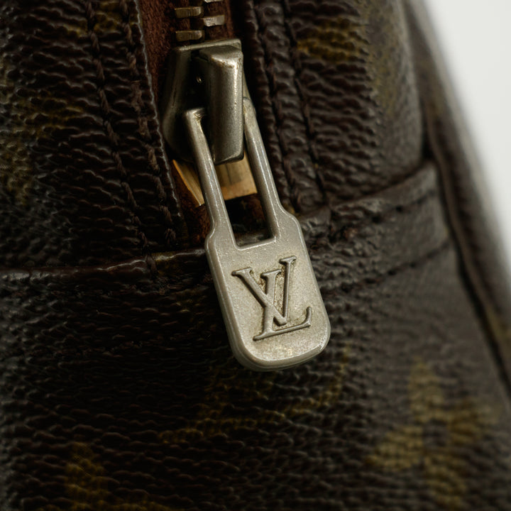 Louis Vuitton Monogram Canvas Trousse Toilette 23 Brown Pouch #3485