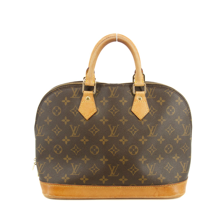 Louis Vuitton Monogram Canvas Alma PM Brown Tote Bag #3486