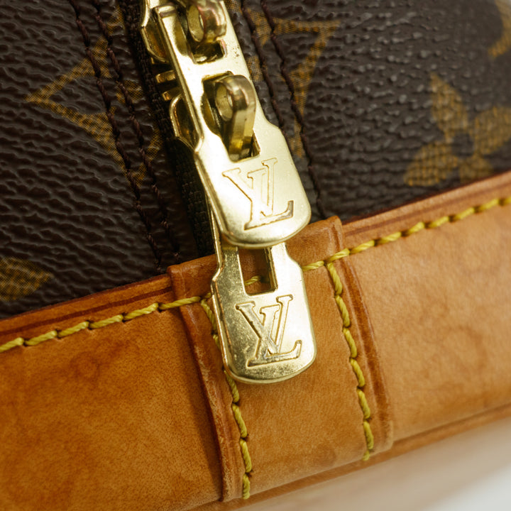 Louis Vuitton Monogram Canvas Alma PM Brown Tote Bag #3486