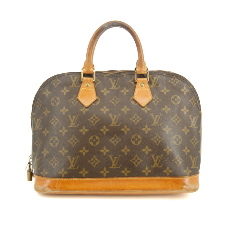 Louis Vuitton Monogram Canvas Alma PM Brown Tote Bag #3488