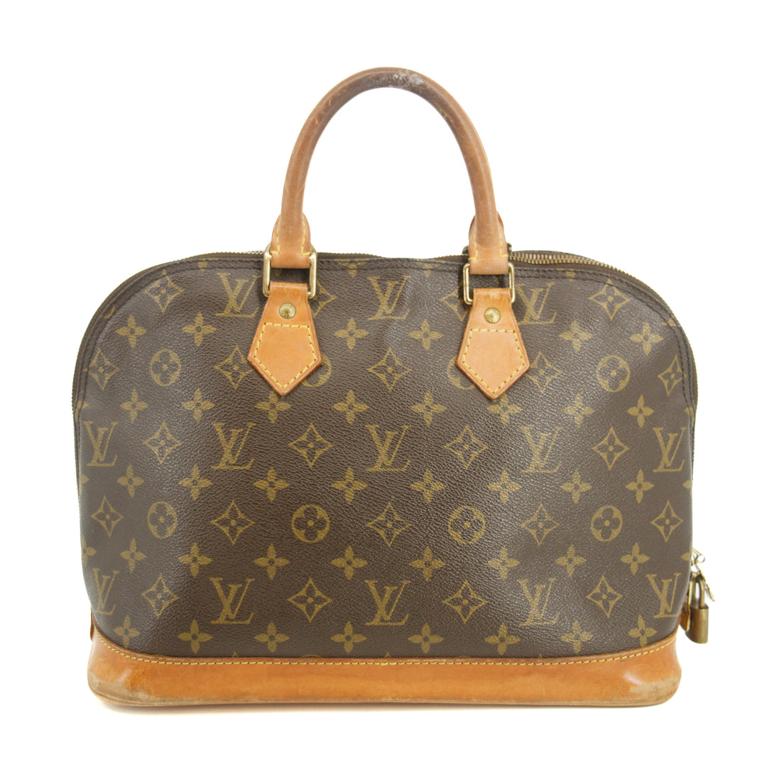 Louis Vuitton Monogram Canvas Alma PM Brown Tote Bag #3488