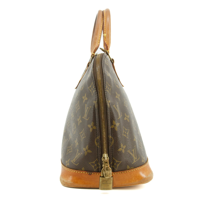 Louis Vuitton Monogram Canvas Alma PM Brown Tote Bag #3488