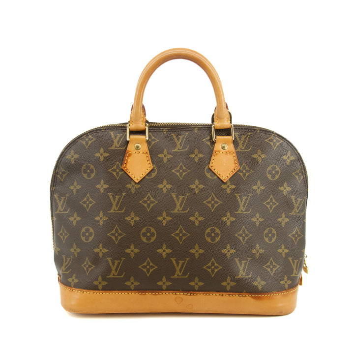 Louis Vuitton Monogram Canvas Alma PM Brown Tote Bag #3489