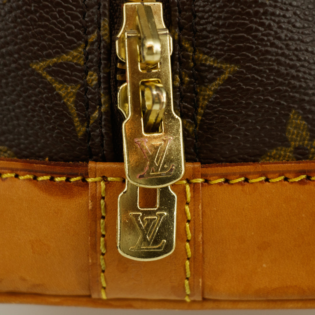 Louis Vuitton Monogram Canvas Alma PM Brown Tote Bag #3489