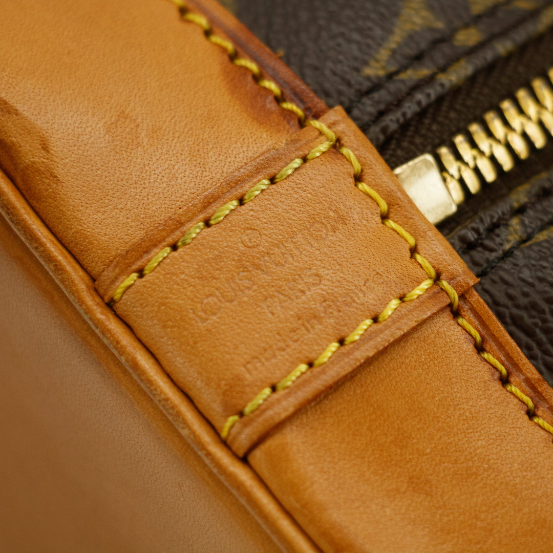 Louis Vuitton Monogram Canvas Alma PM Brown Tote Bag #3489