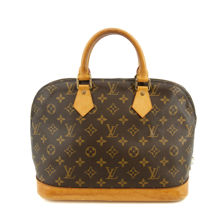 Louis Vuitton Monogram Canvas Alma PM Brown Tote Bag  #3494
