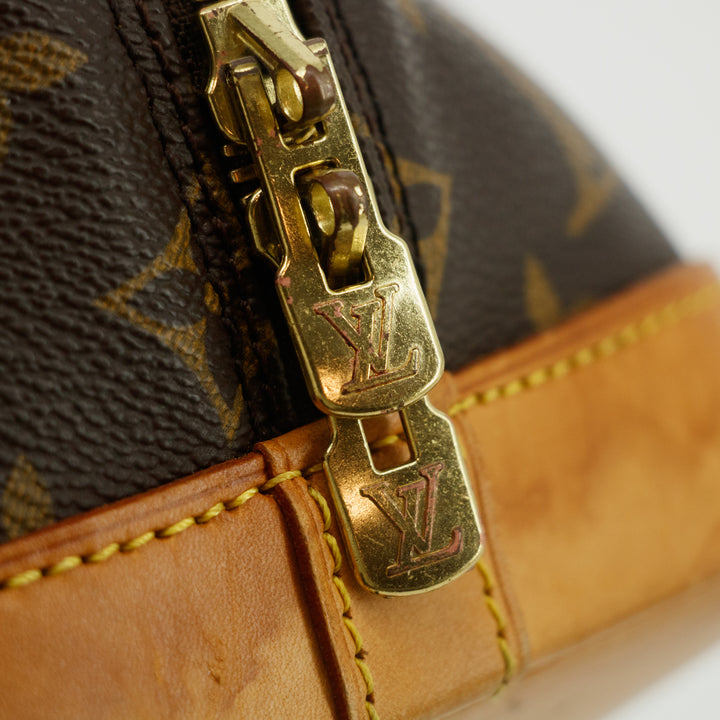 Louis Vuitton Monogram Canvas Alma PM Brown Tote Bag  #3494