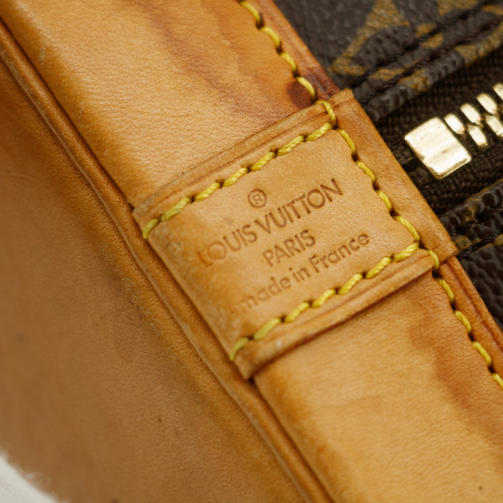 Louis Vuitton Monogram Canvas Alma PM Brown Tote Bag  #3494