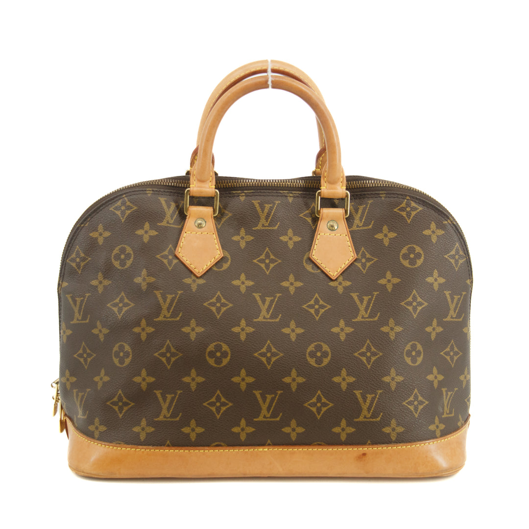 Louis Vuitton Monogram Canvas Alma PM Brown Tote Bag #3498