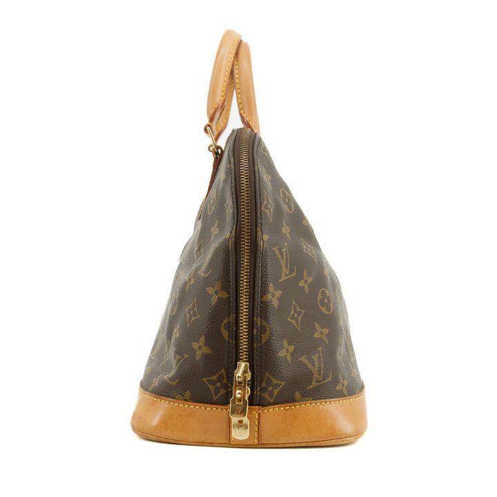 Louis Vuitton Monogram Canvas Alma PM Brown Tote Bag #3498