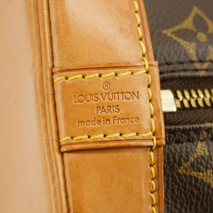 Louis Vuitton Monogram Canvas Alma PM Brown Tote Bag #3498
