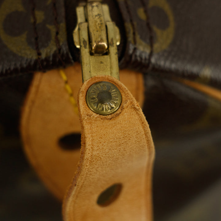 Louis Vuitton Monogram Canvas Brown Speedy 35 Handbag #3500