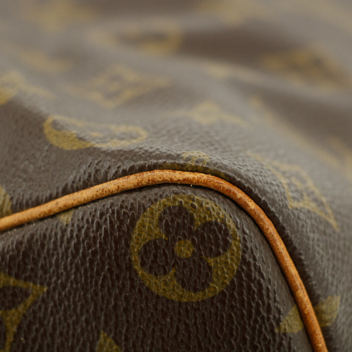 Louis Vuitton Monogram Canvas Brown Speedy 35 Handbag #3500