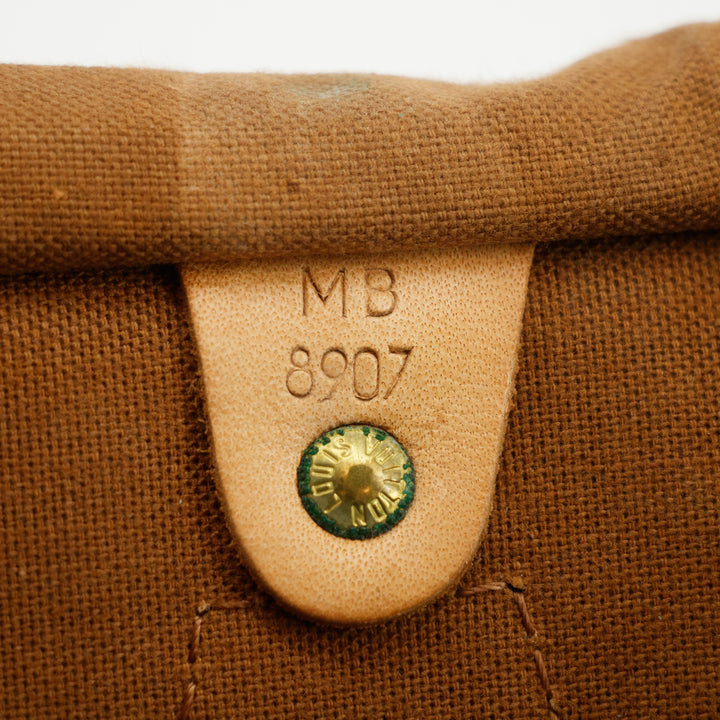 Louis Vuitton Monogram Canvas Brown Speedy 35 Handbag #3500