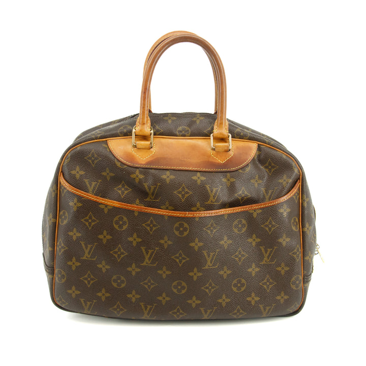 Louis Vuitton Monogram Canvas Brown Deauville Tote Bag #3506