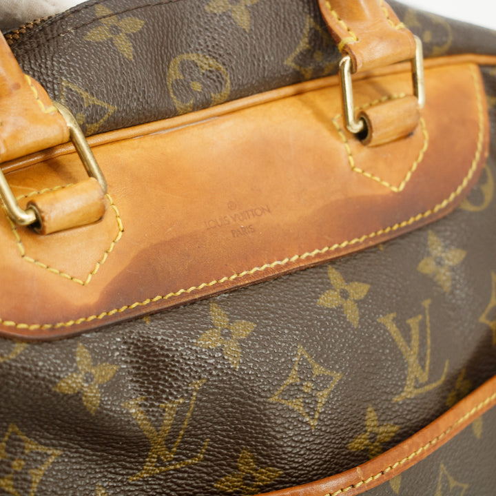 Louis Vuitton Monogram Canvas Brown Deauville Tote Bag #3506