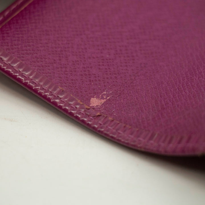 Louis Vuitton Purple Epi Leather Long Sarah Wallet #3515
