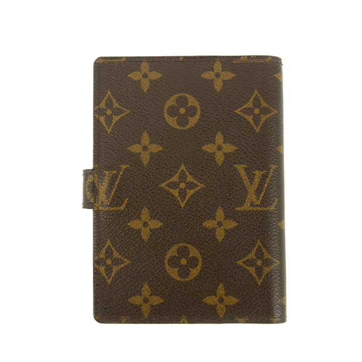 Louis Vuitton Monogram Canvas Brown Agenda PM Wallet  #3524