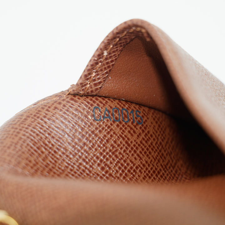 Louis Vuitton Monogram Canvas Brown Agenda PM Wallet  #3524