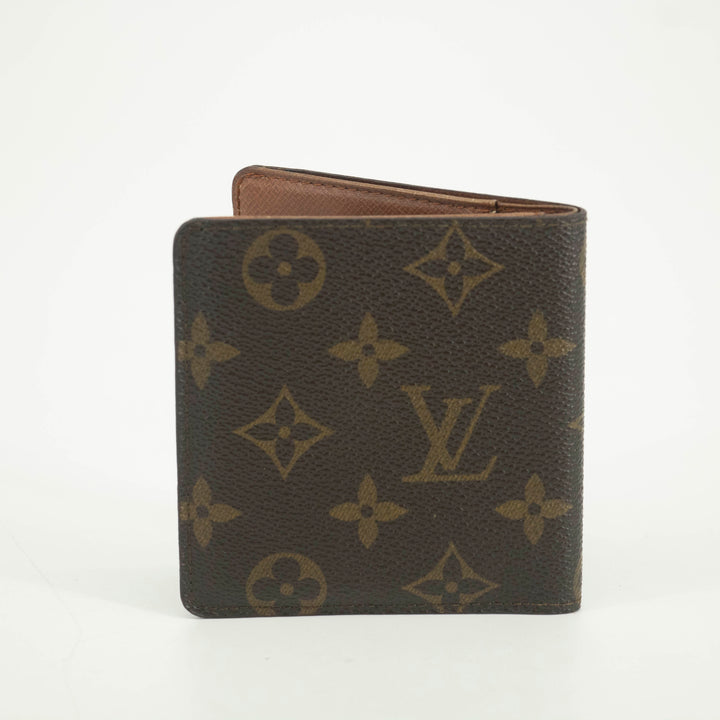 Louis Vuitton Monogram Canvas Brown Vintage Bifold Wallet #3526