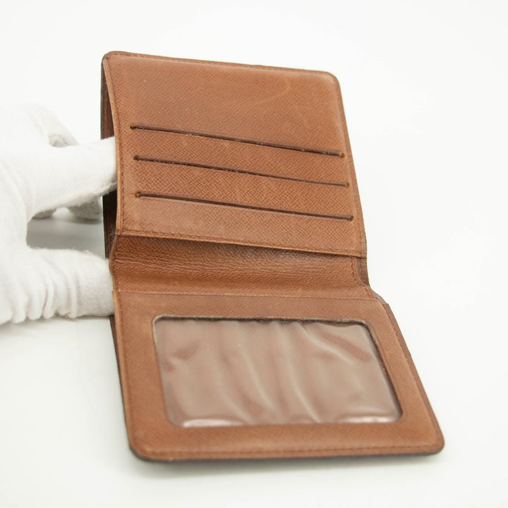 Louis Vuitton Monogram Canvas Brown Vintage Bifold Wallet #3526