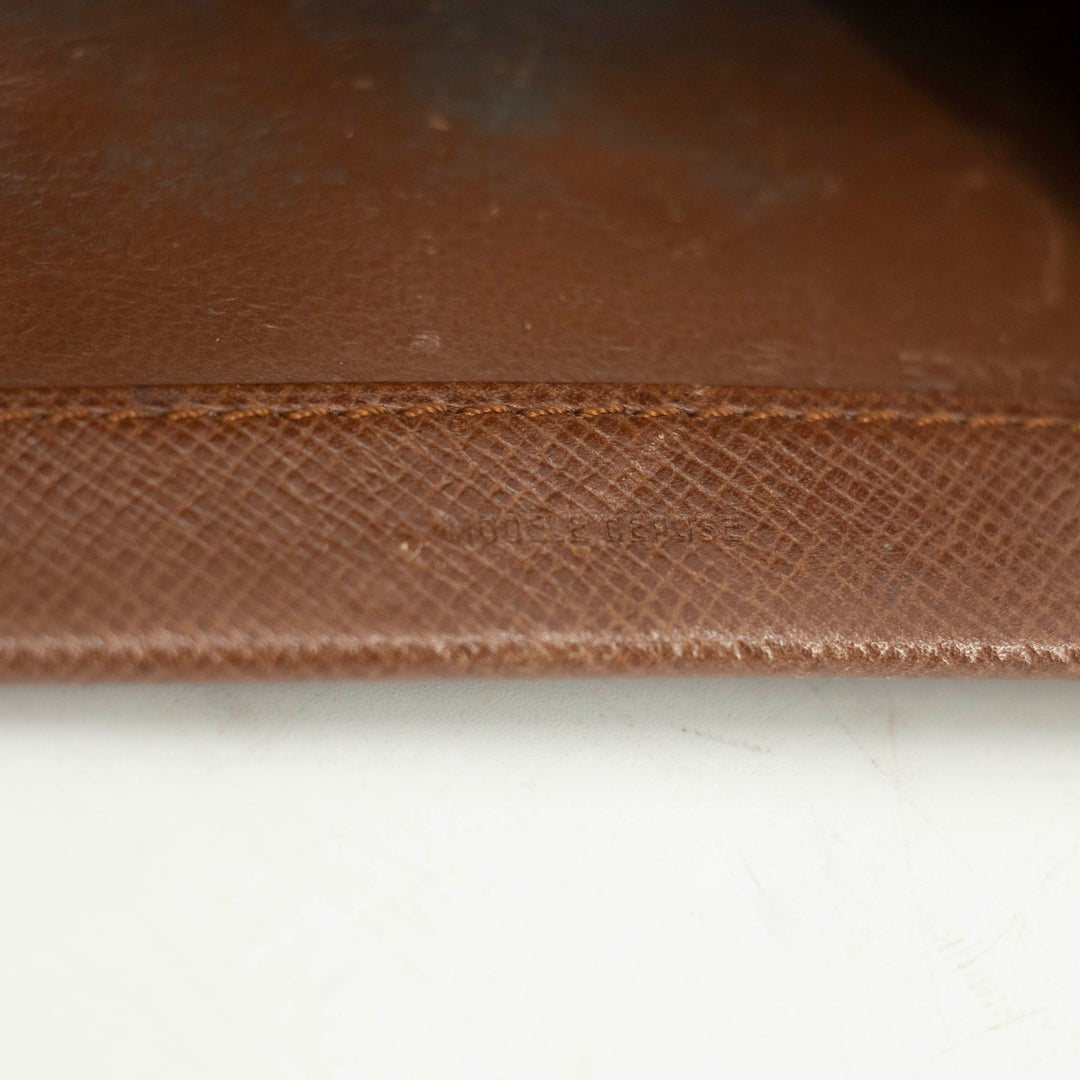 Louis Vuitton Monogram Canvas Brown Coin Case Wallet #3535