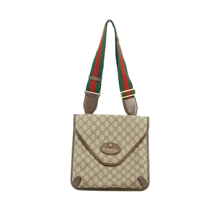 Gucci GG Canvas Coated Beige Supreme Neo Messenger Bag #3537