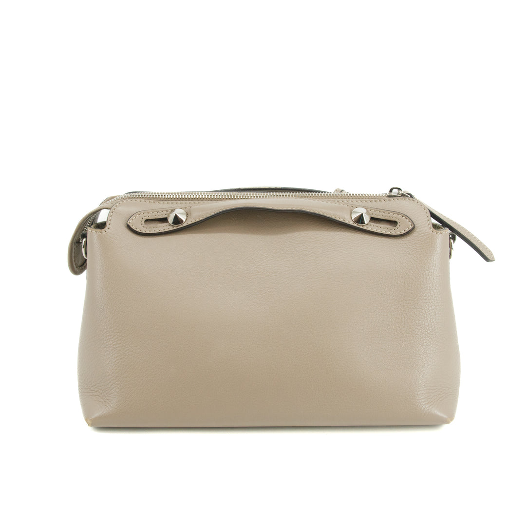 Fendi By The Way Grey Leather 2Way Shoulder Bag #3545