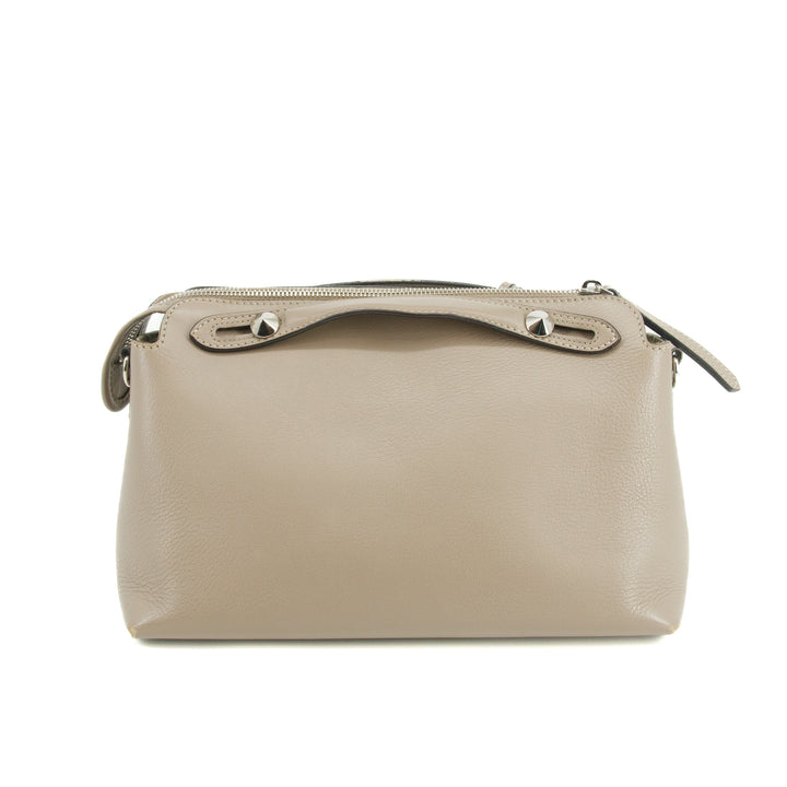 Fendi By The Way Grey Leather 2Way Shoulder Bag #3545