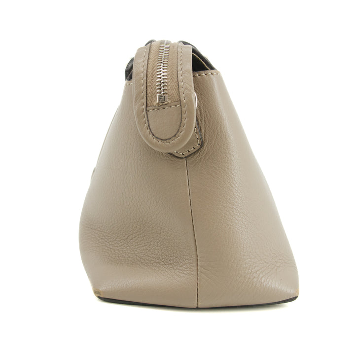 Fendi By The Way Grey Leather 2Way Shoulder Bag #3545
