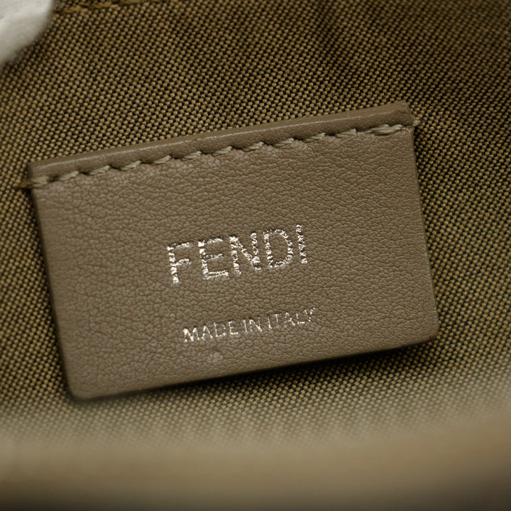 Fendi By The Way Grey Leather 2Way Shoulder Bag #3545
