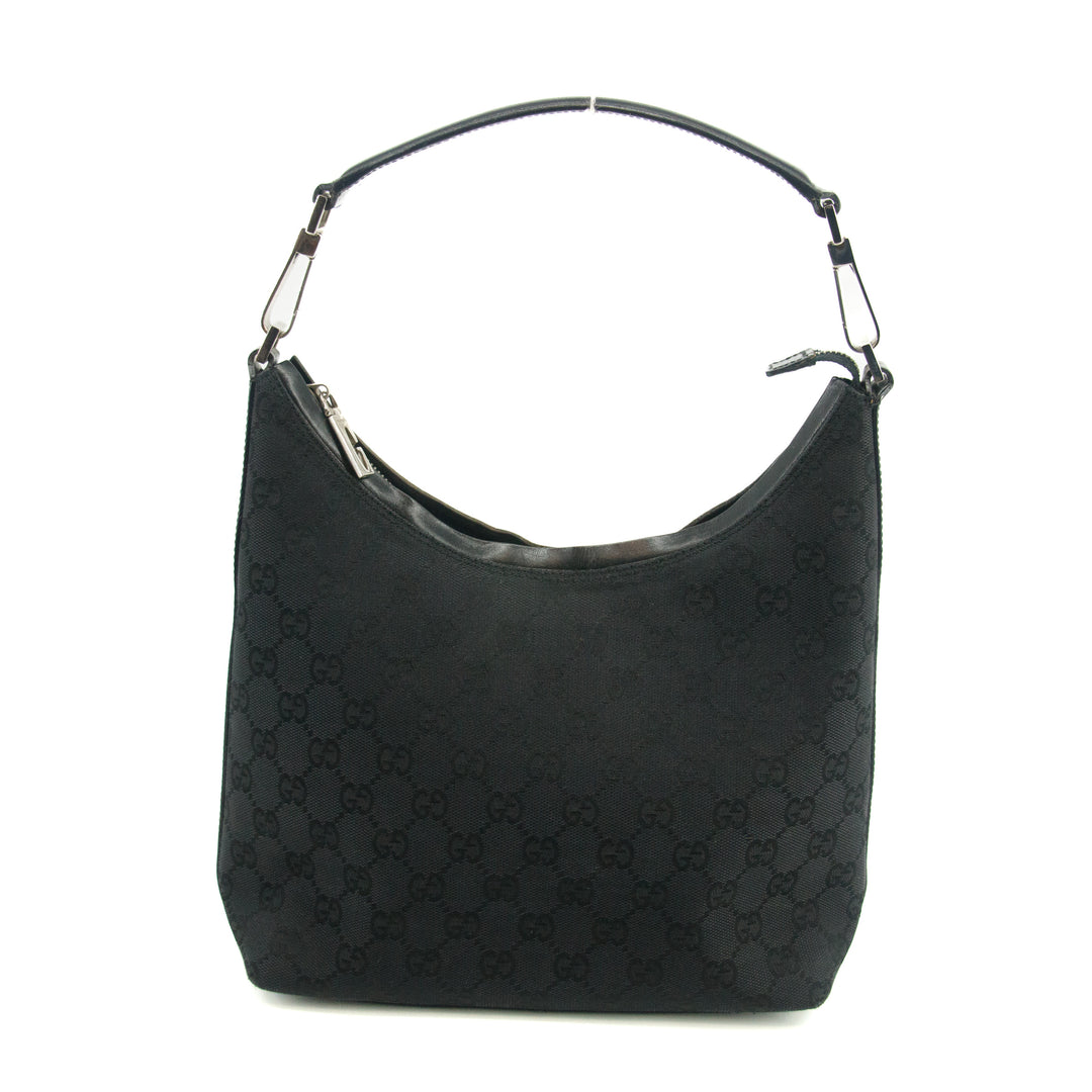 Gucci GG Canvas Black One Shoulder Bag #3554