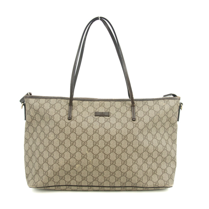 Gucci GG Canvas Coated Supreme Beige 2Way Shoulder Bag #3581