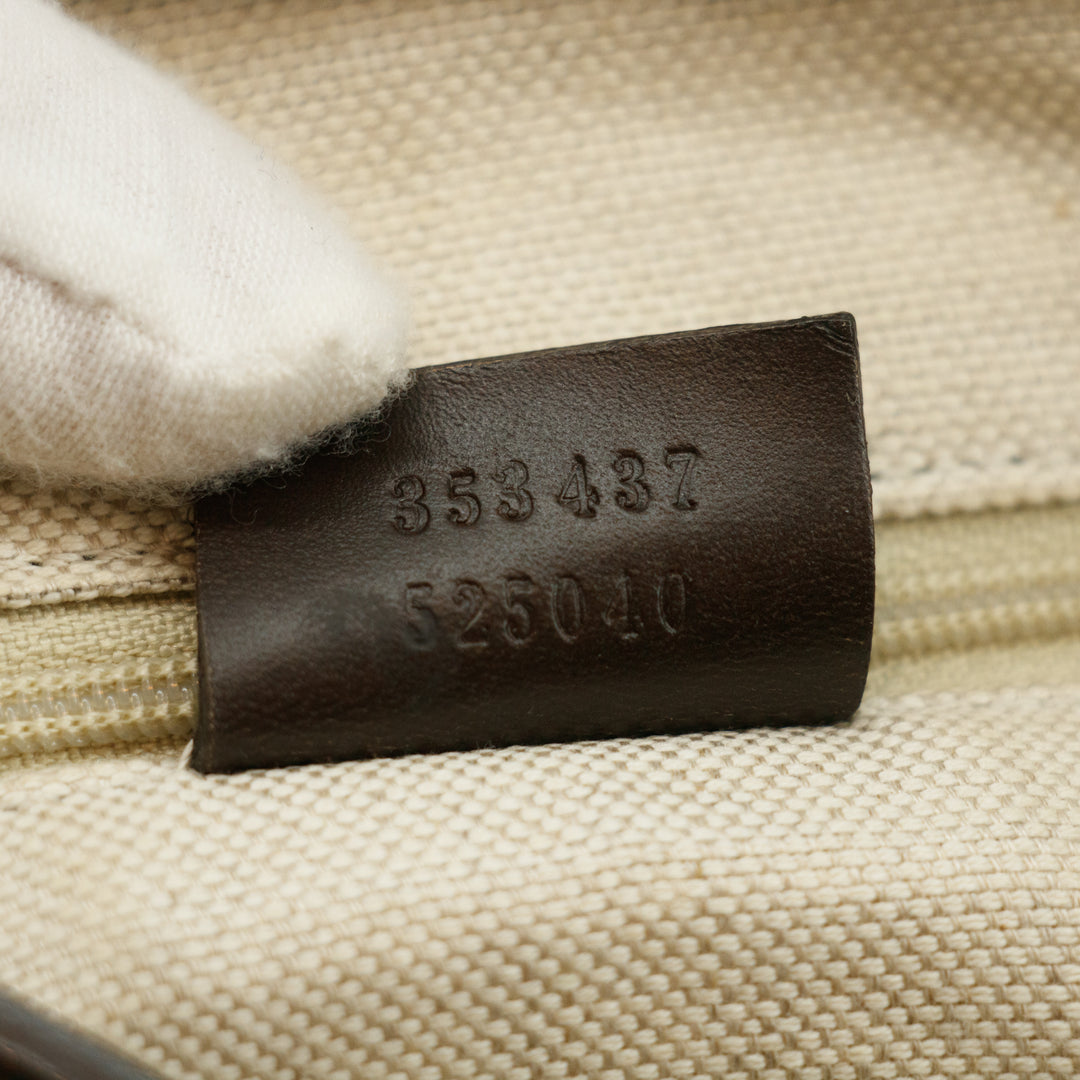 Gucci GG Canvas Coated Supreme Beige 2Way Shoulder Bag #3581