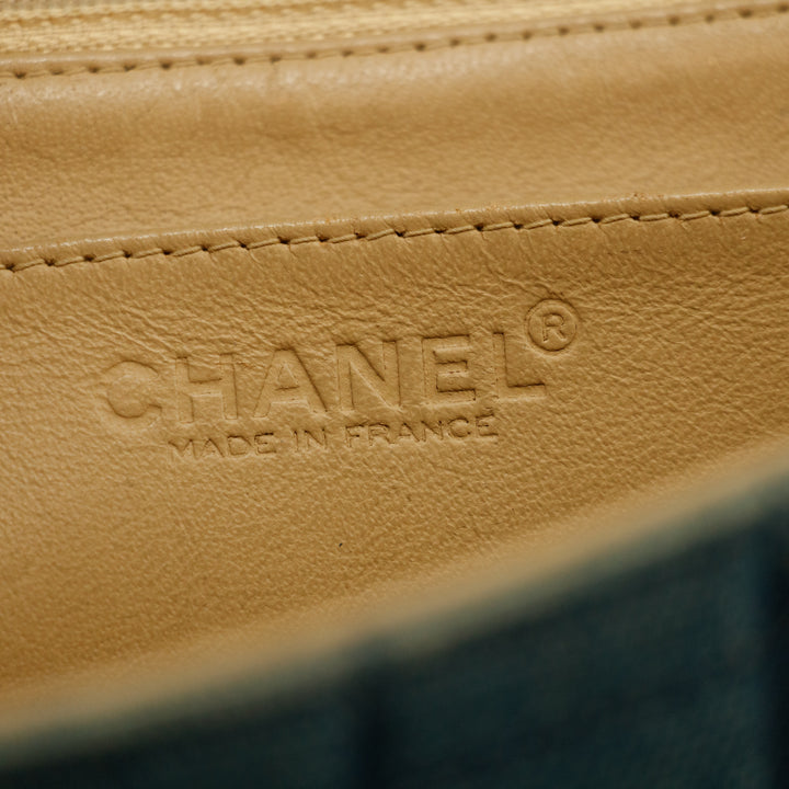 Chanel Denim Blue Chocolate Bar Single Flap Handbag #3627