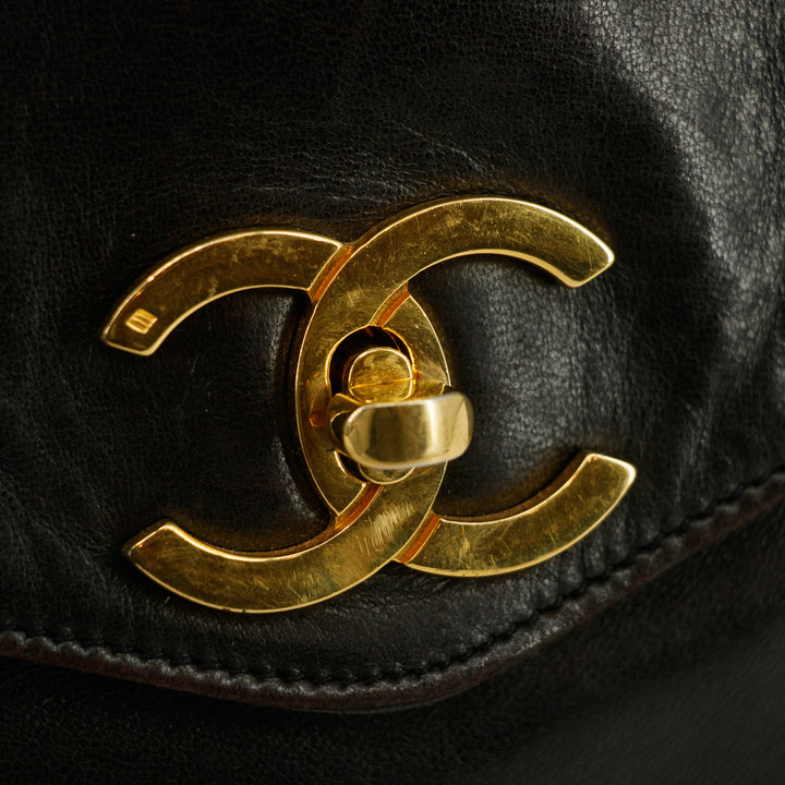 Chanel Lambskin Brown CC Coco Mark Shoulder Bag #3629