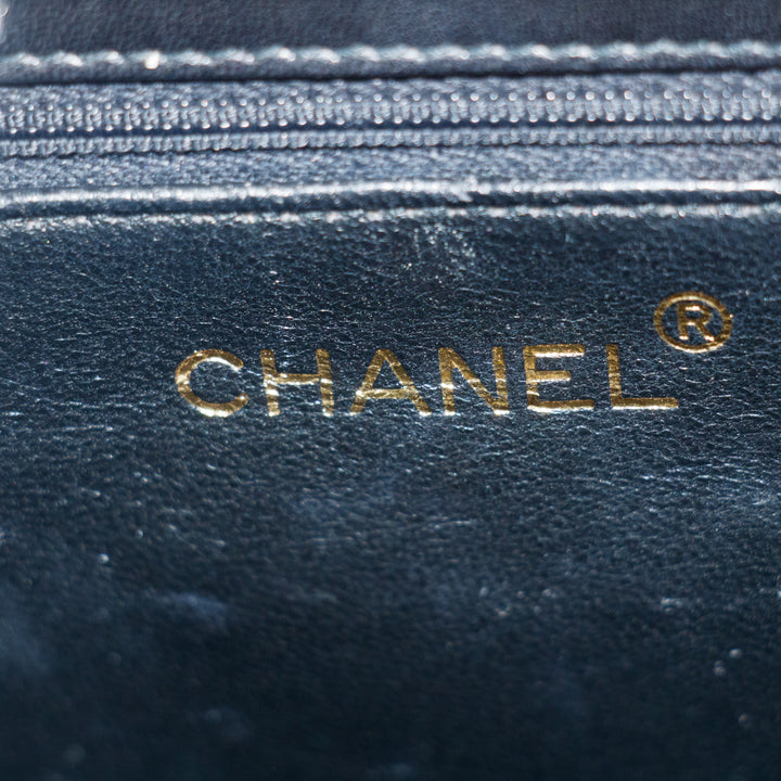 Chanel Quilted CC Lambskin GHW CC Shoulder Bag Black #3638