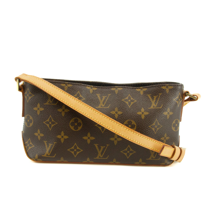 Louis Vuitton Monogram Canvas Brown Trotter Shoulder Bag #3643