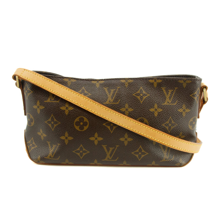 Louis Vuitton Monogram Canvas Brown Trotter Shoulder Bag #3643
