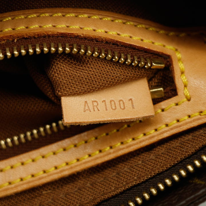 Louis Vuitton Monogram Canvas Brown Trotter Shoulder Bag #3643