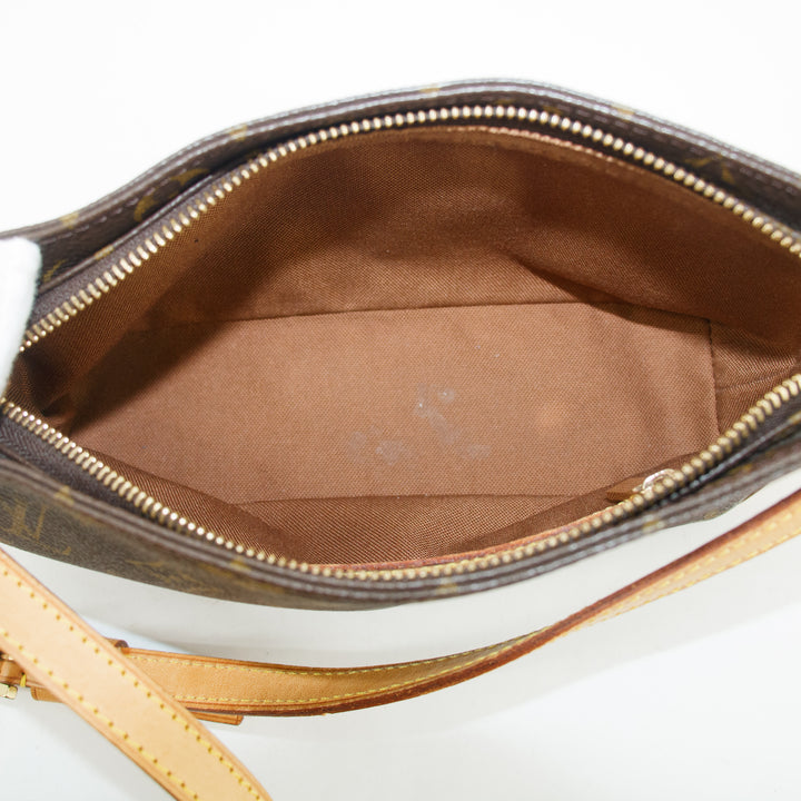Louis Vuitton Monogram Canvas Brown Trotter Shoulder Bag #3643