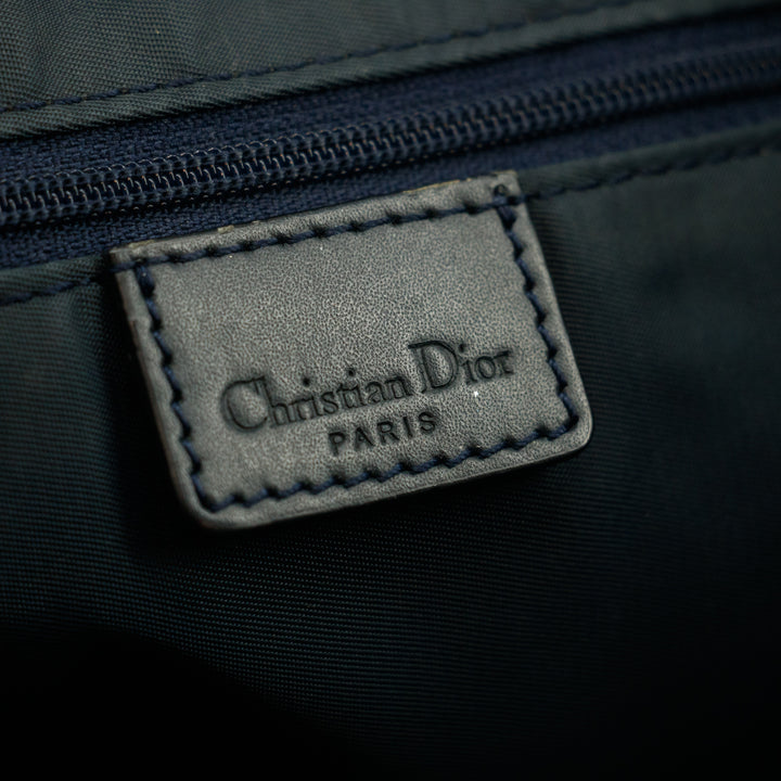 Christian Dior Grey Trotter Canvas Shoulder Bag #3657