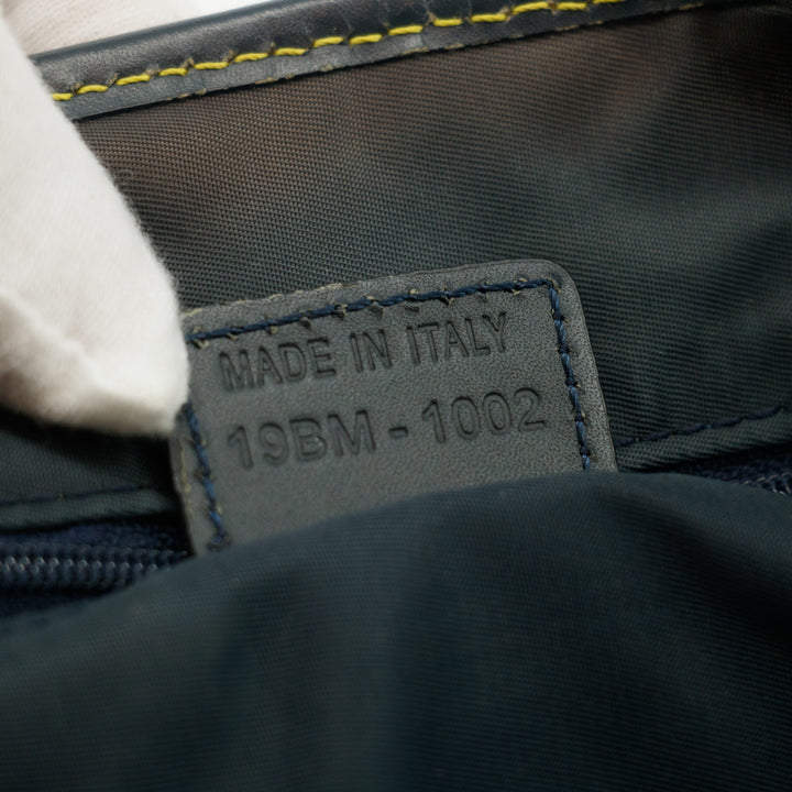 Christian Dior Grey Trotter Canvas Shoulder Bag #3657