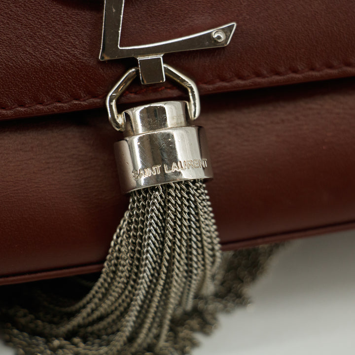 Saint Laurent YSL Kate Red Chain Shoulder Bag #3658