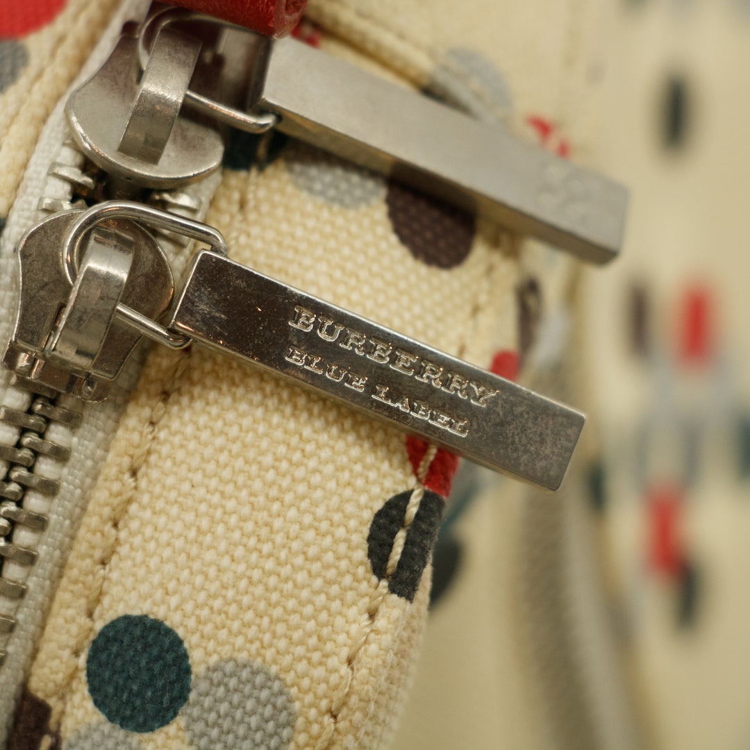 Burberry Canvas Polka Dot Beige Mini Camera Shoulder Bag #3660