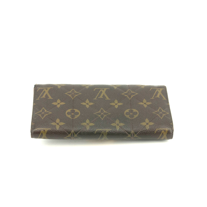 Louis Vuitton Monogram Canvas Etolie Sarah Long Wallet #3689