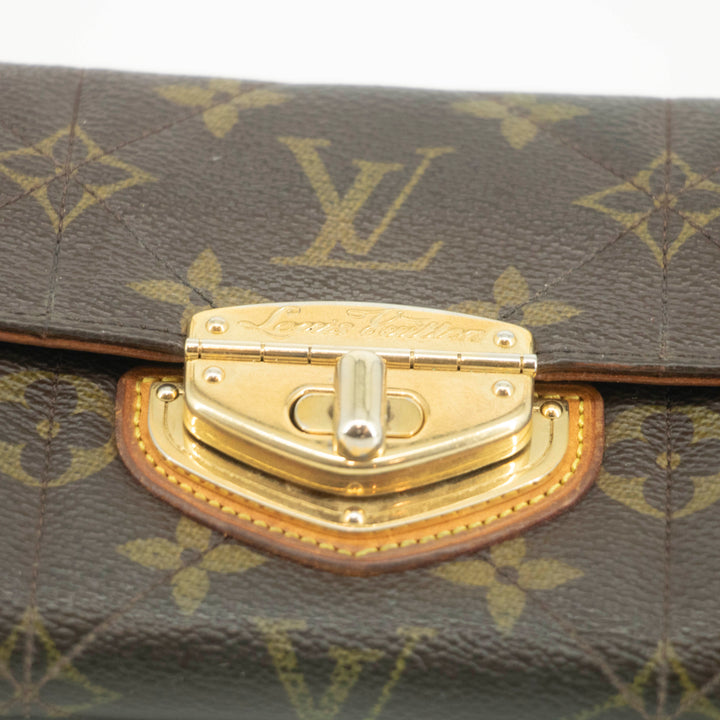 Louis Vuitton Monogram Canvas Etolie Sarah Long Wallet #3689