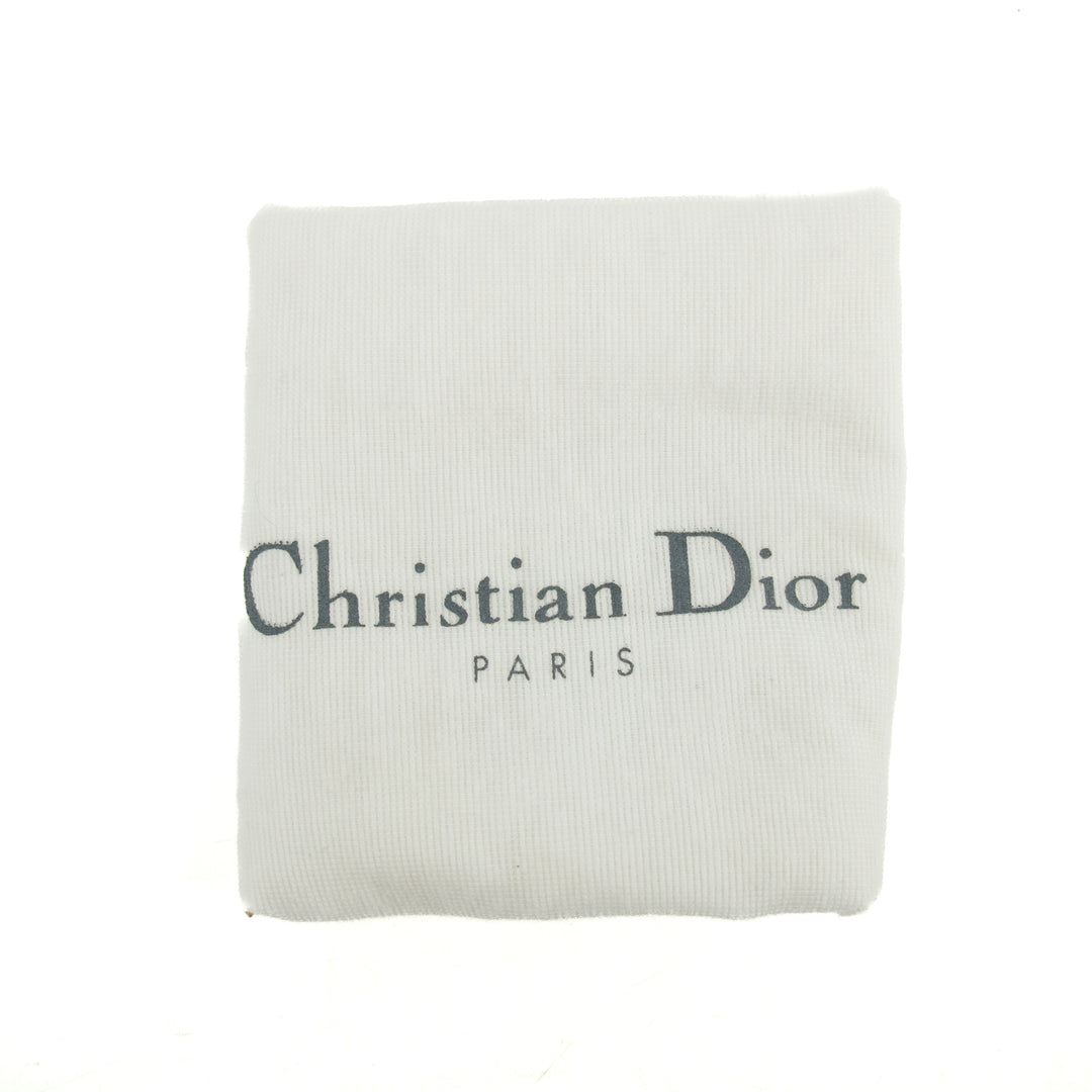 Christian Dior Classic Oblique Trotter Blue Canvas Saddle Bag #3707